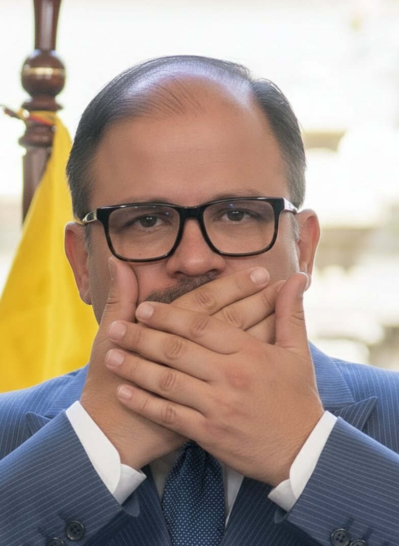 Solo relinche y pedo.
A casi 24 horas de que se cumpla el plazo que le otorgó <a href="/jantopicecuador/">Jan T. Topić</a> a <a href="/JohnReimberg/">John Reimberg</a> para que demuestre que sus señalamientos tienen asidero, el ministro del <a href="/MinInteriorEc/">Ministerio del Interior Ecuador 🇪🇨</a> ha optado por mirar hacia otro lado.
