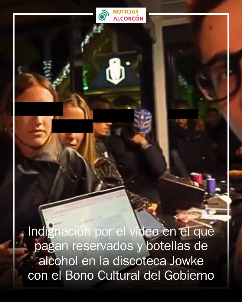 🚨 ¡Indignación en Alcorcón! Un vídeo revela cómo jóvenes usan el Bono Cultural para pagar consumiciones en Jowke. La ayuda cultural ahora en manos de la fiesta. ¿Qué opinas? 🤔💰 #BonoCultural #Alcorcón #Polémica mrf.lu/hvP2