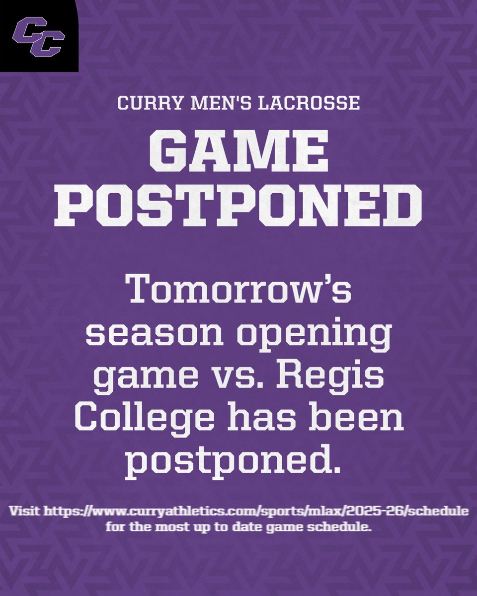 Announcement regarding tomorrow’s season opener #currymlax