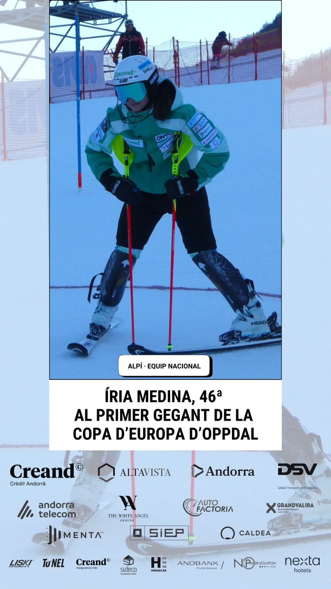 FAEAndorra's tweet image. ALPÍ · #ÍriaMedina, 46ª al gegant de la Copa d’Europa d’#Oppdal 🇳🇴.

INFO ✅ fae.ad/iria-medina-46…