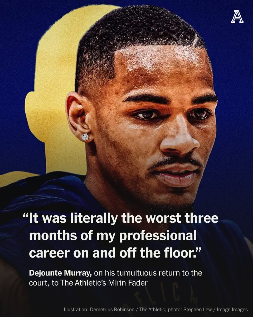 EXCLUSIVE: Days before the 2024-25 season, Dejounte Murray's mother suffered a stroke; he broke his hand in the opener, had a cousin killed, saw his uncle overdose, and by January 2025, tore his Achilles, ending his season.

“A lot of stuff in life went downhill.”