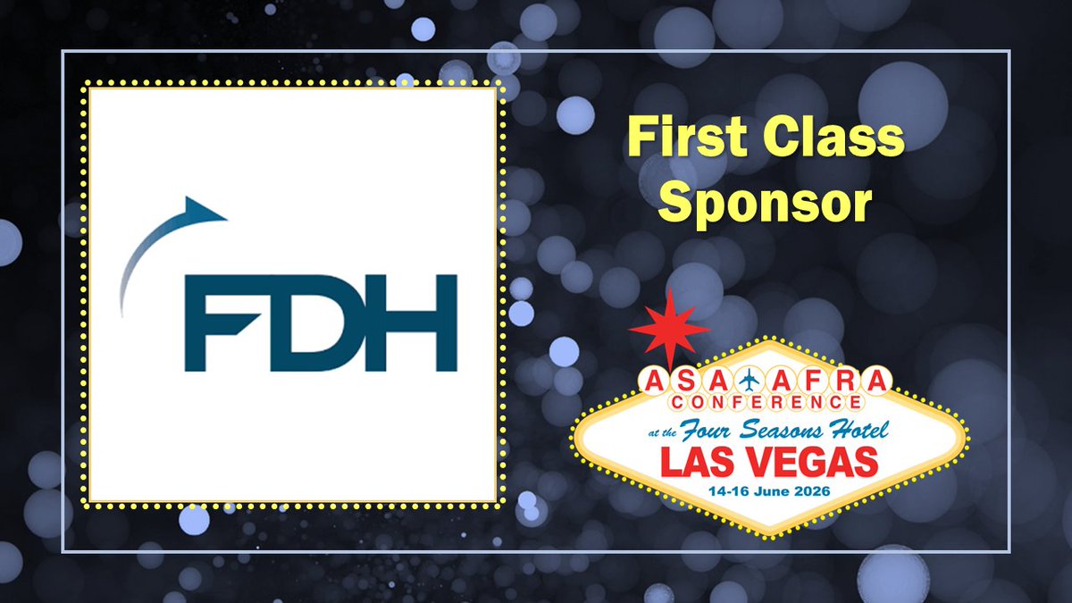 aviationsupp's tweet image. ✈️ Proud to have #FDHAero as an #ASAAFRA2026 #FirstClassSponsor! Their leadership drives safety, sustainability, and standards. #ASAMember #ASA100 #SupplyChain #Electronics #Hardware #Defense