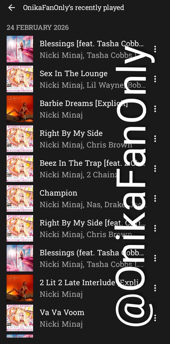 onikafanonly's tweet image. This...

But today it's Pink Friday: Roman Reloaded/ The ReUp Tuesday‼️🥳

🙌🏾 #Blessings 🙌🏾
linktr.ee/blessingsnicki…

🎨🫟 #PFRRR 👄🫦
linktr.ee/pfromanreloade…

💞 #PF2 💕
linktr.ee/pinkfriday2nic…