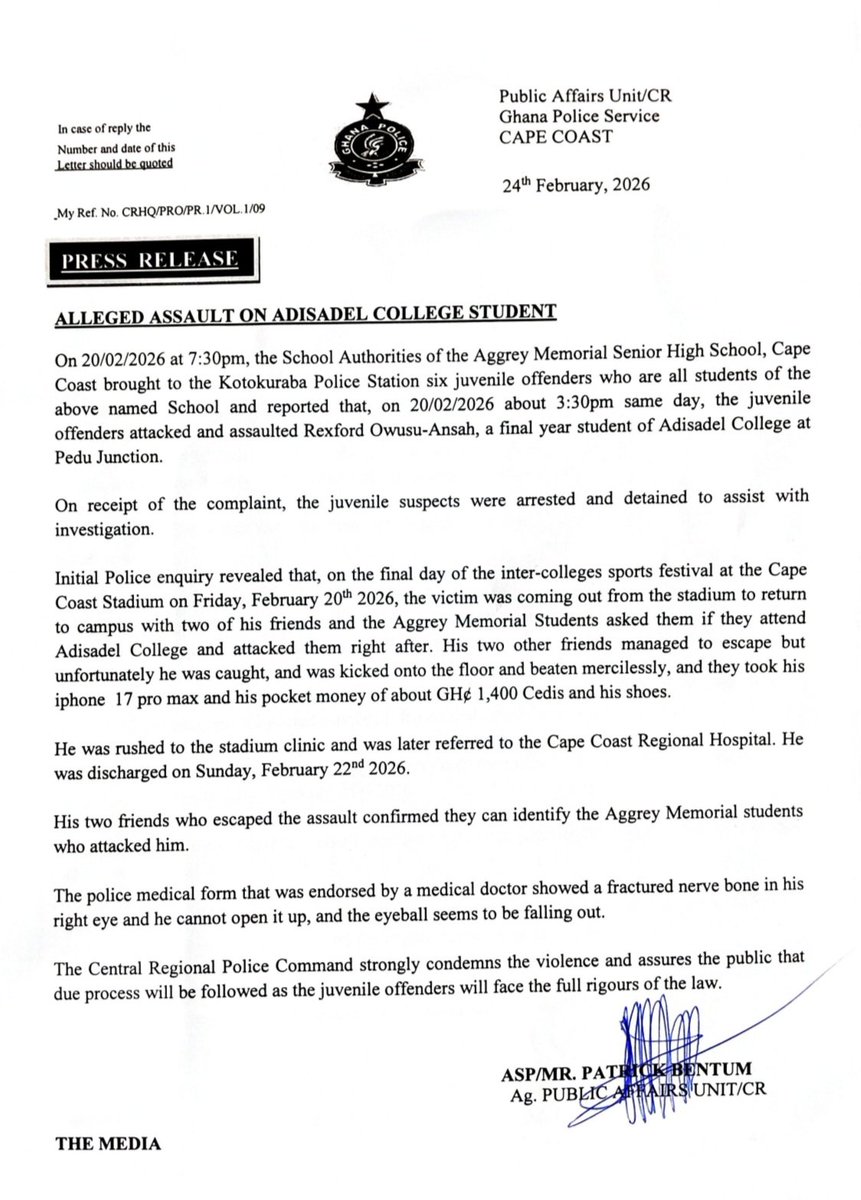Ghana Police Service tweet media