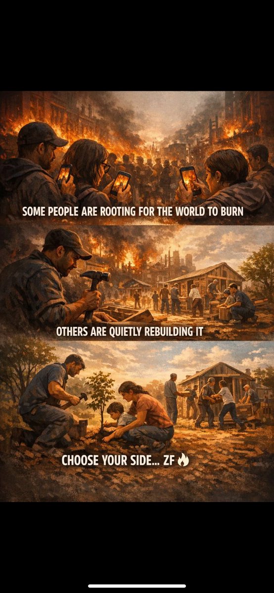 And each of us has to decide, every single day, which side of that line we stand on.
Choose to be someone who strengthens humanity... not someone who feeds its collapse. The future will be shaped by those who still care enough to build it.