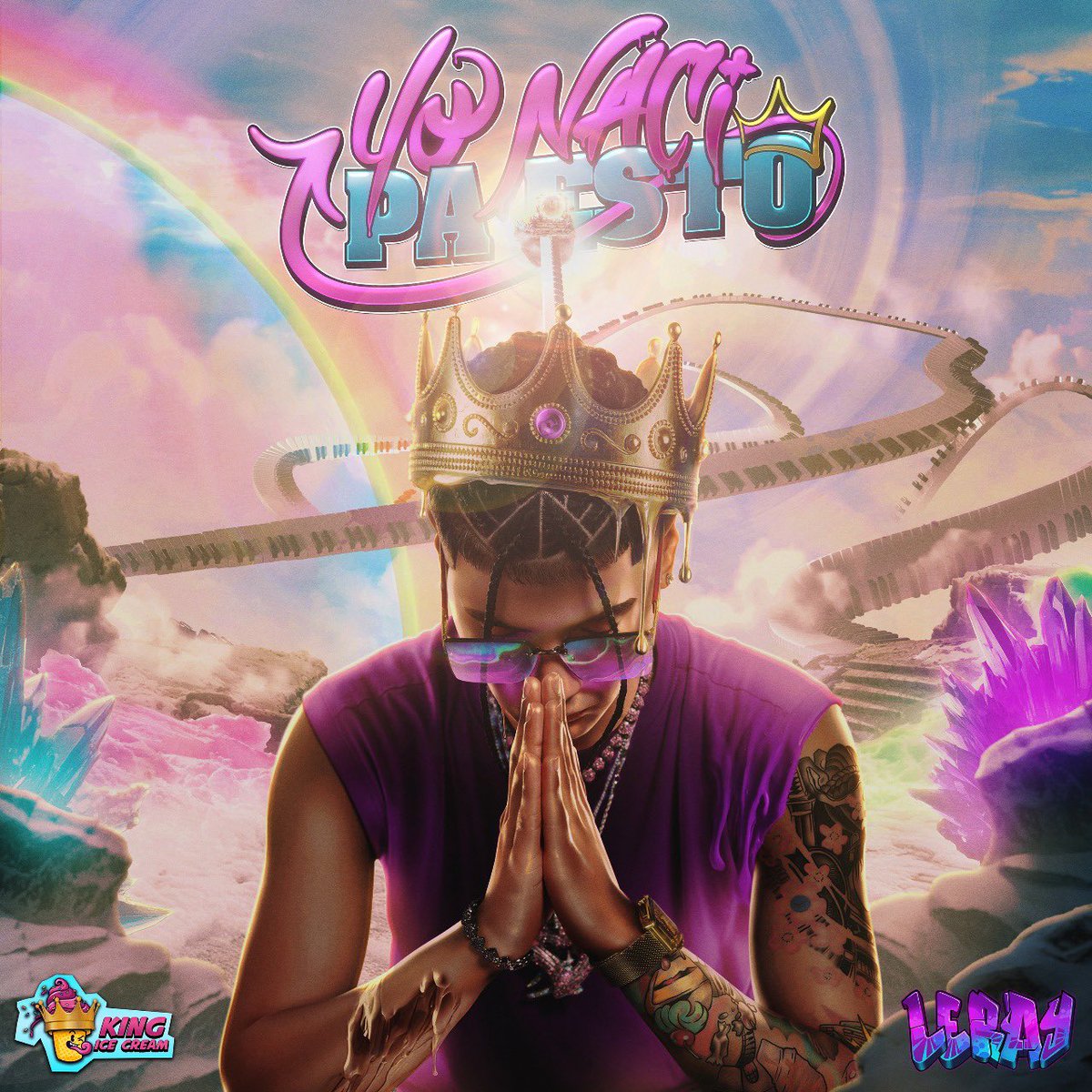 LerayMusik's tweet photo. Buenos días ☀️ 💿 Yo Nací Pa Esto 

El álbum “Yo Nací Pa Esto” de Leray King Ice Cream representa un mensaje de perseverancia, trabajo duro y pasión por la música, destacando su compromiso de superar obstáculos. https://t.co/MjqmN89V3e