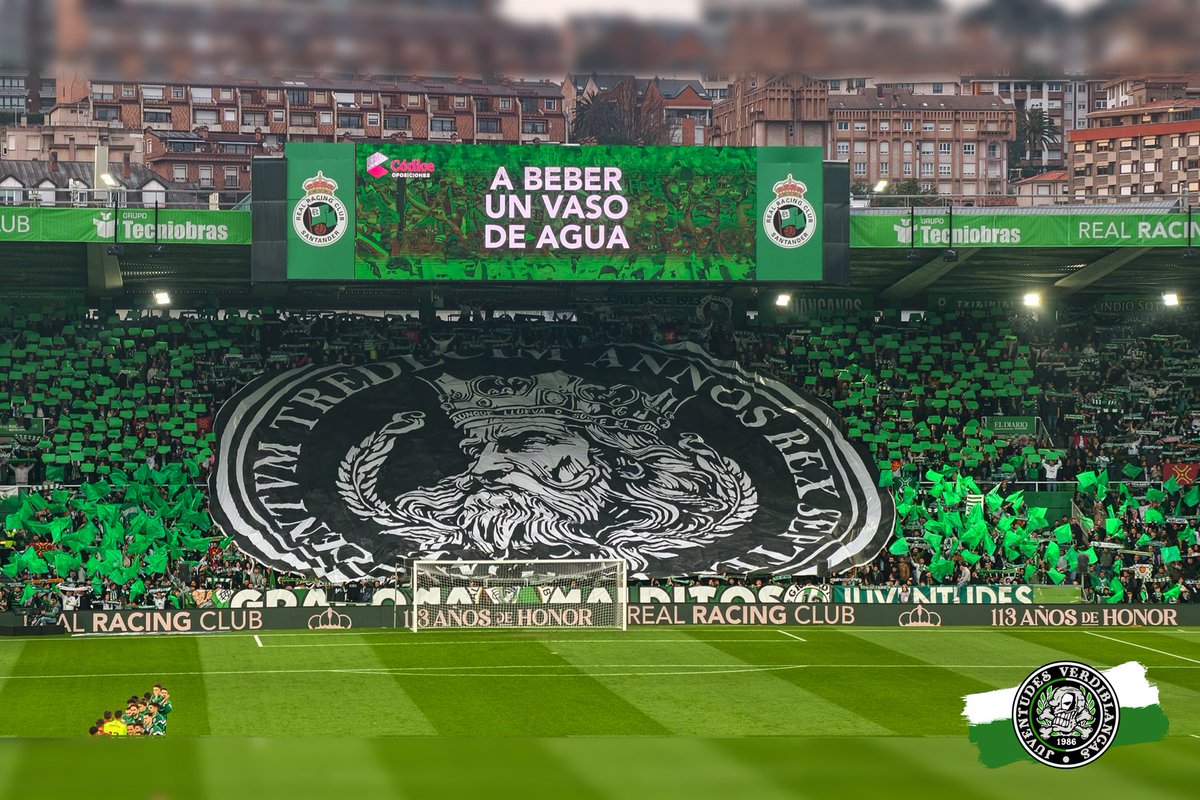 JJVV86's tweet photo. Real RACING Club - Burgos CF 
113 años de honor 
22/02/2026 https://t.co/W3hJQdY1bv
