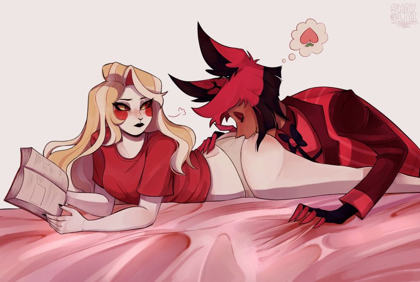 "Don't mind me dear just taking a little nibble of that sweet peach of yours~"

<a href="/LittleMangle16/">Charlie~♡ (Read Pin)</a>