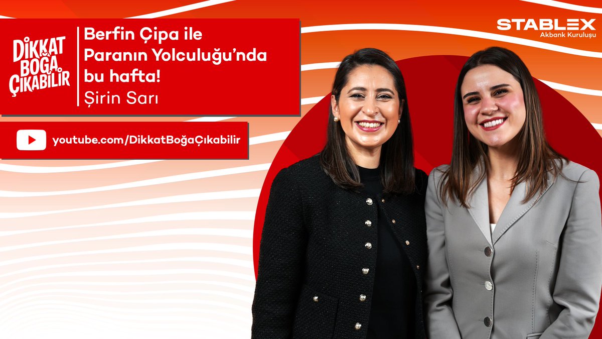 Bogacikabilir's tweet photo. Berfin Çipa (@berfincipa) ile Paranın Yolculuğu programının bu haftaki konuğu sevgili Şirin Sarı (@sirinsari35)!

⏰ Saatlerimizi ayarlayalım. Yeni bölüm yarın yayında!  

Kanala abone olmayı unutmayın 👉 https://t.co/kyI0pkh2fC https://t.co/TS9hVKCwJX