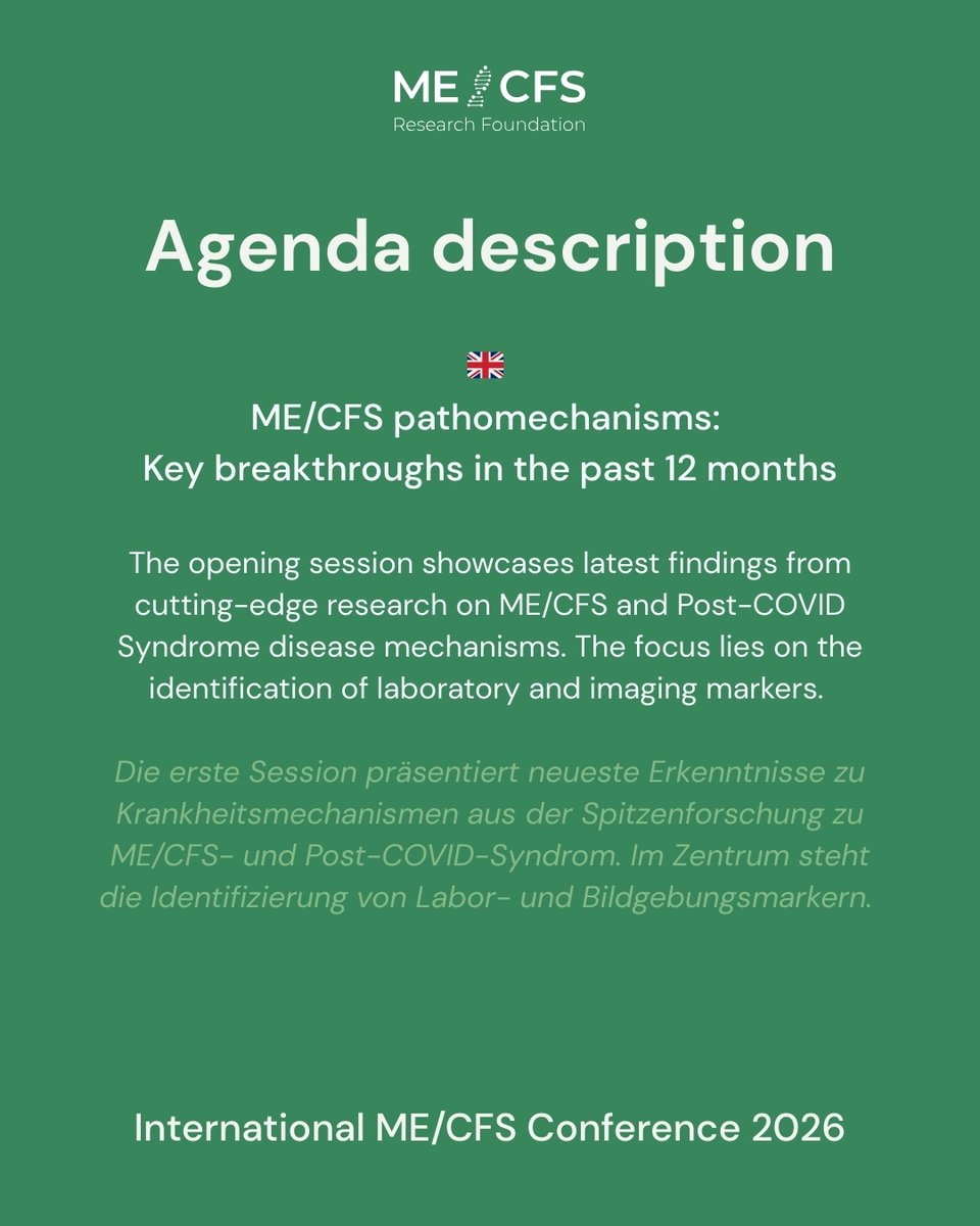 ME/CFS Research Foundation tweet media