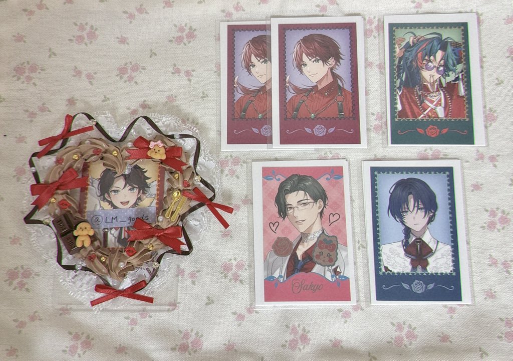 LM__goods's tweet photo. 【交換】 にじさんじ バレンタイン Rose Valentine チェキ風カード

譲：画像1枚目
求：画像2、3枚目 🩷各1

R⇌N×2での対応も可能です◎

※横浜～秋葉原間であればお手渡し可能
※絵柄で揃えたいため、お返事にお時間いただく場合がございます

検索からもお気軽にお声掛け下さい🙇🏻‍♀️ https://t.co/gJZhBhOKZZ
