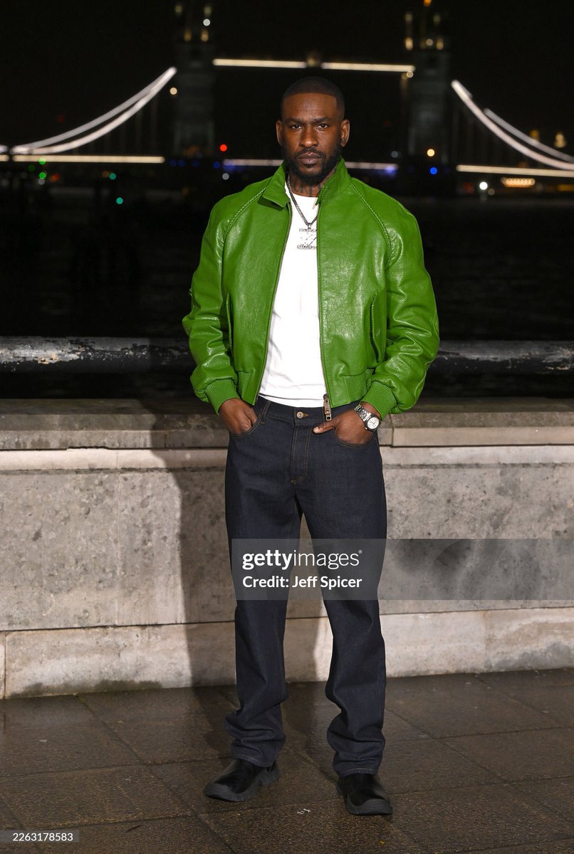 Skepta at Burberry FW26 by Daniel Lee! #LFW