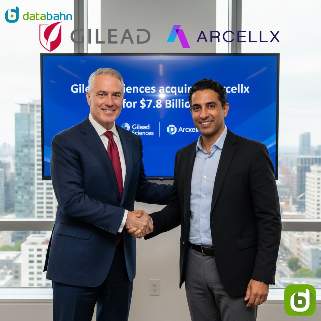 844databahn's tweet photo. Gilead Sciences Agrees to Acquire Arcellx. Visit Databahn for more technology sales opportunity insights. https://t.co/bRTr0uUTz6 https://t.co/ZMU5tIwTZN