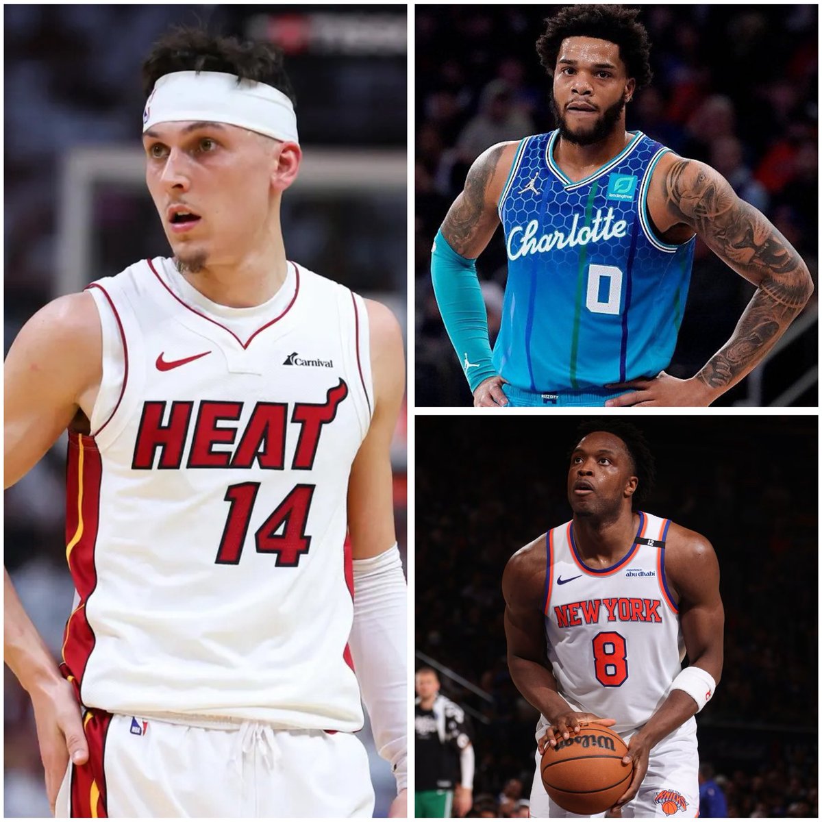 NBA 2-24 Betting Card🏀:

Tyler Herro “O” 16.5/17.5 Points 
#HeatNation 

Miles Bridges “O” 20.5 PR
#HiveMentality

Og Anunoby “O” 21.5 PR 
#NewYorkforever 

$25 to Someone who LIKES &amp; REPOST if we go 3-0!🧹

Let’s have an Amazing day‼️will post more slips in my VIP Discord join
