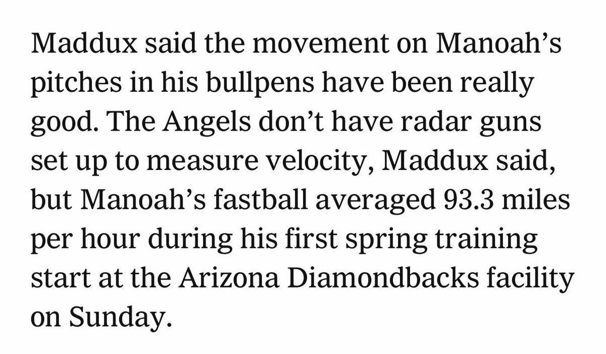 glenjaminc's tweet photo. the angels don’t have radar guns set up to measure velocity https://t.co/e1We55nhmY