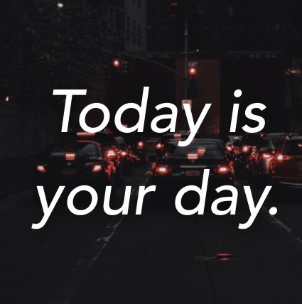 Make it happen! Focus on winning today and then the next, that is how you win in life. One day at a time! 🔥👊