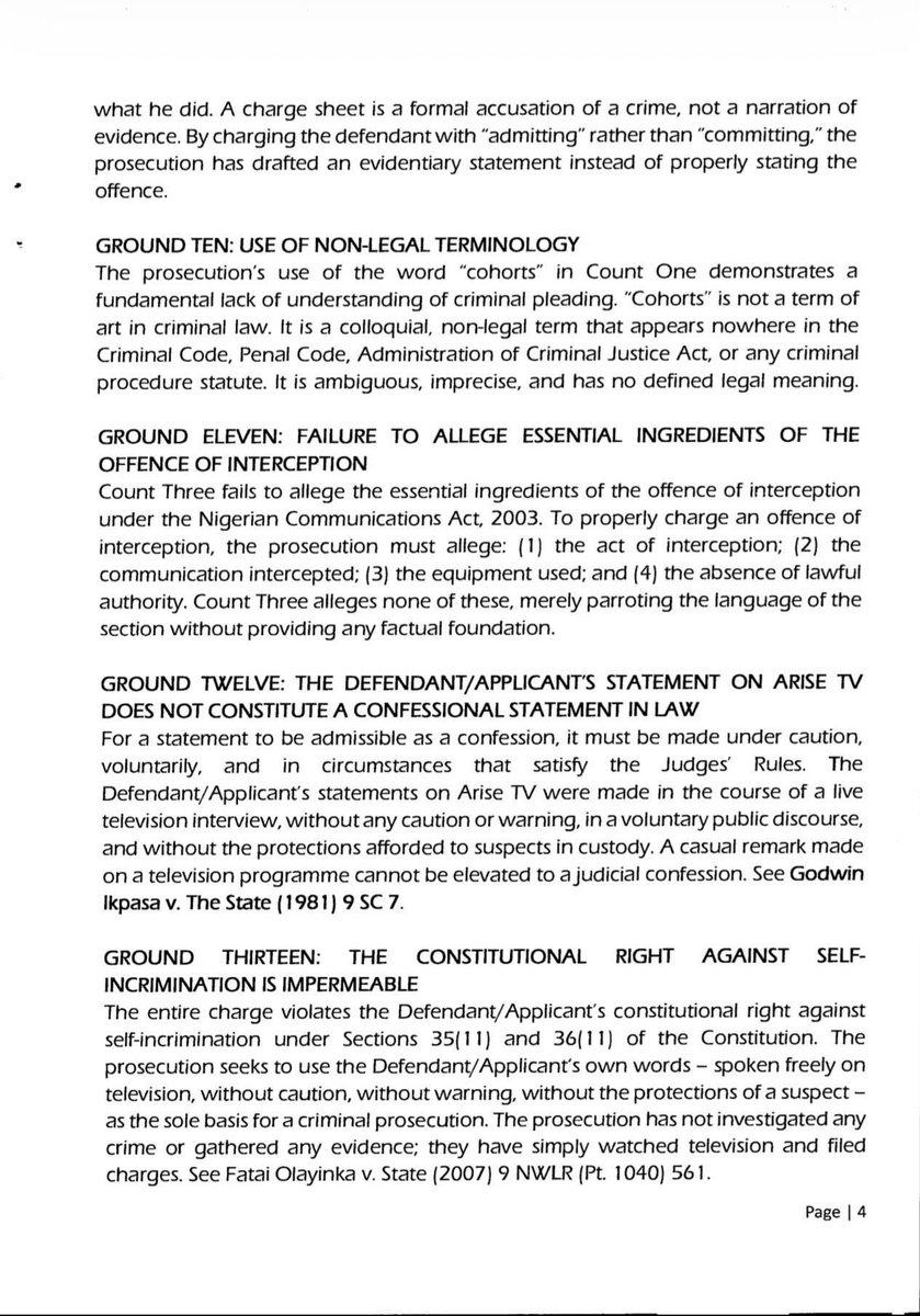 Lawyers to Mallam Nasir El-Rufai, the former Governor of Kaduna State have filed an application challenging the constitutionality and competence of the wiretapping charge preferred against him by the “Department of State Services” at the Federal High Court.

The lawyers to