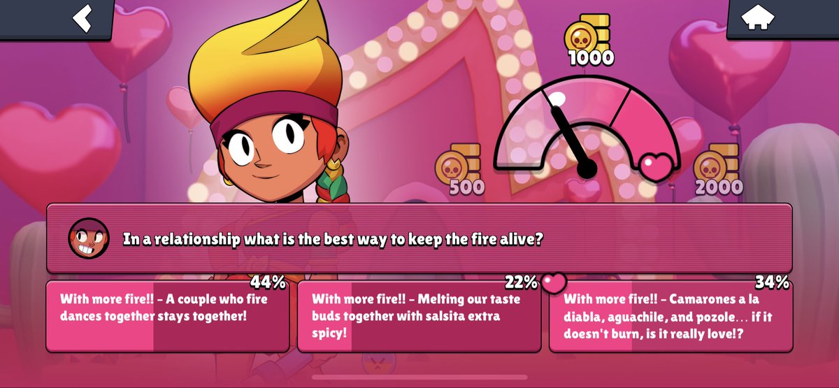 JosephHomie's tweet photo. All dates are finished! Stoked for the update. #Brawlentines #BrawlStars @BrawlStars https://t.co/Wec77eahY2