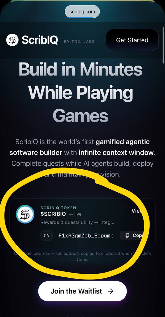 Ca added to web now!!

$SCRIBIQ

F1xR3gmZeb3Dpzc1ZUDc2egFuXuAdmfJKAaRAGEopump