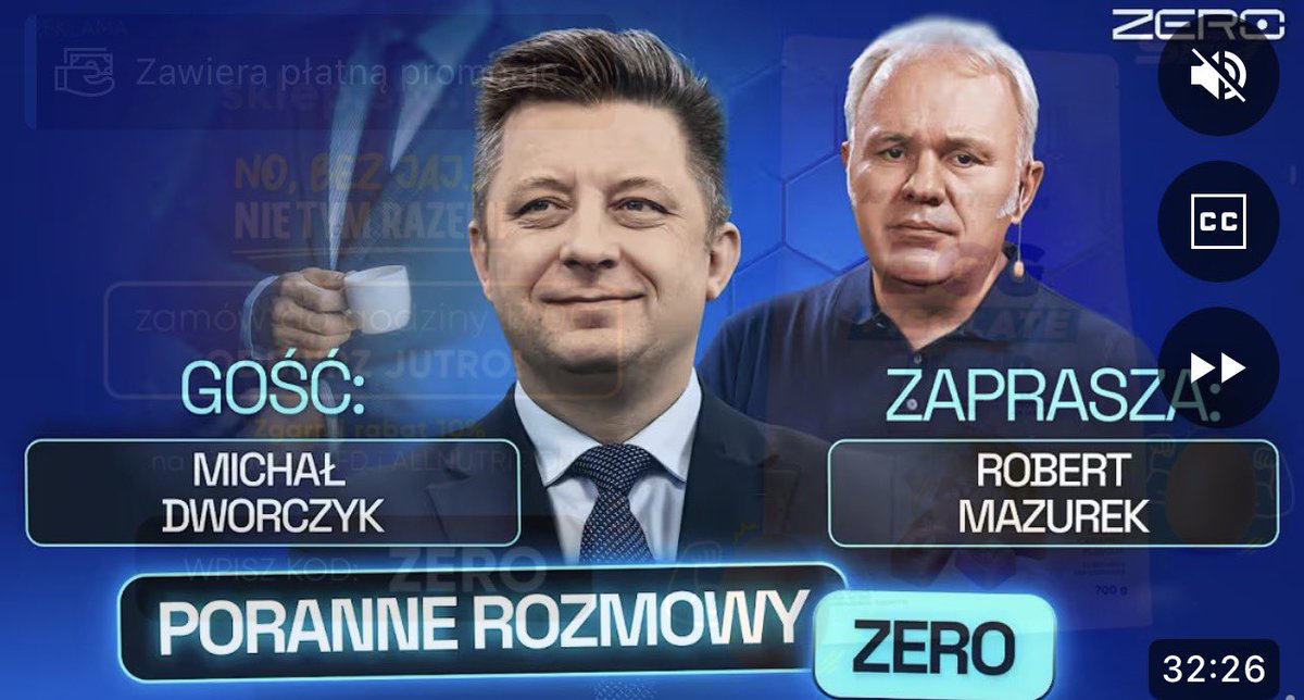 Z red. <a href="/wina_Mazurka/">Robert Mazurek</a> rozmowa o polskiej polityce i bezpieczeństwie 🇵🇱. Zapraszam, link poniżej 🙂