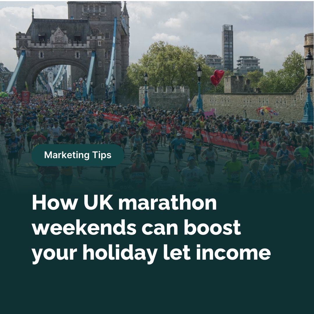 Travelnest's tweet image. Marathon season is more than a race it is a chance to boost your holiday let income. 🏃‍♂️💷 From London to Manchester and beyond, discover how UK marathon weekends drive demand and how you can optimise pricing and availability for your property. 

#HolidayLet #UKMarathons #HostTips
