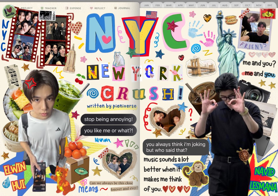pieniverse's tweet photo. #PondPhuwin au

NYC : New York Crush 🗽

With a suitcase full of dreams, Elwin Hui moves to New York to study and work in Manhattan. Fun, friends, money. That was the plan. What he didn’t plan for was Navid Lesmana, the annoyingly talkative guy who keeps calling him “meong gayong.” Now the real question is… who’s falling first?