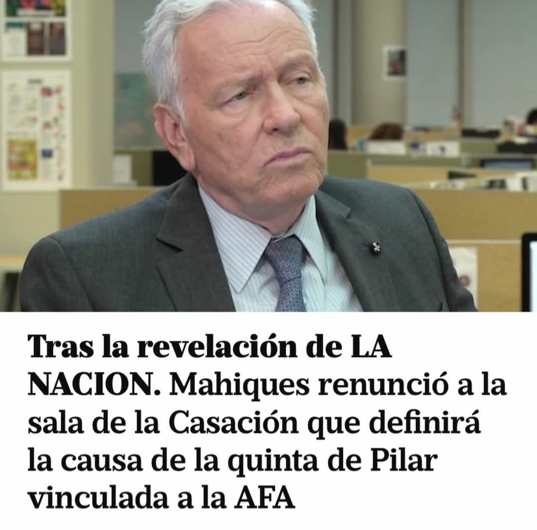 Vergonzoso: este repugnante Juez kirchnerista renunció a la sala de la Casación porque salió a la luz su fiestita de cumpleaños con Chiqui, Tovigino y sus malolientes amiguitos de la AFA, de otra forma no lo hacía!