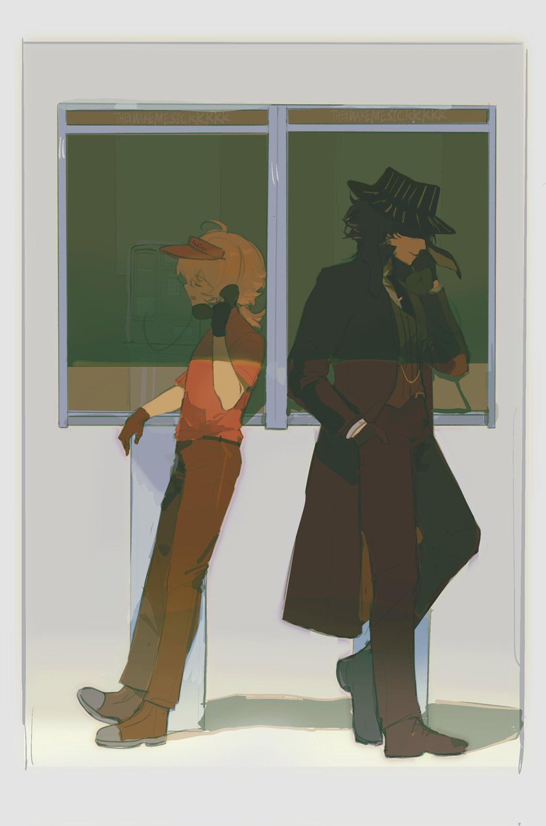 _quriakressly's tweet photo. wanted to draw this since last august but I kept forgetting 🥀 #pizzadebt https://t.co/Xvsnv0yd24