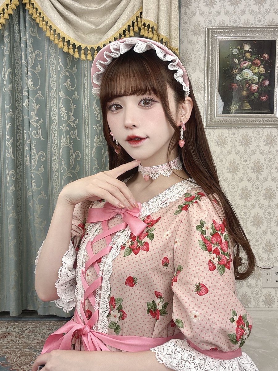 marcHenTica by Hiroko Tokumine ストロベリーパフェワンピース🍓🎀