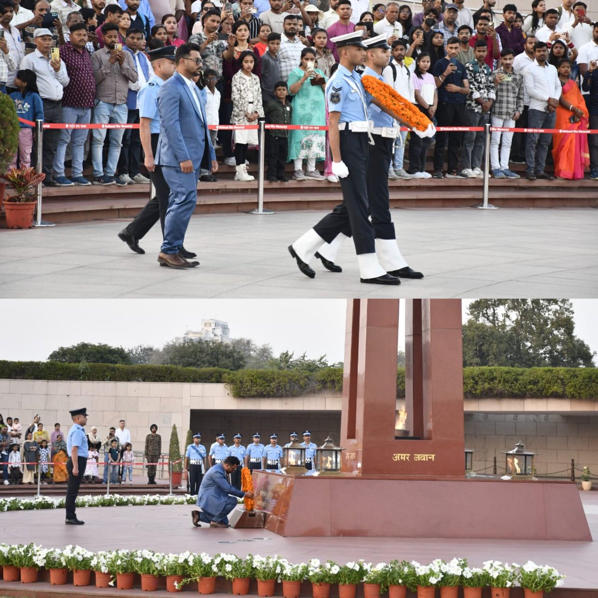 salute2soldier's tweet image. Keeping the fact in mind that life may be lost but protection of the post is paramount, Hav Dil Bahadur Thapa #4/3 GR stood firm like a rock during #OpVijay and made supreme sacrifice. His brave son Mr Durga Bahadur KC paid homage to his gallant father in #NoK Ceremony.