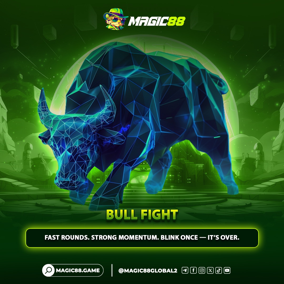 magic88global2's tweet image. 🐂 Bull Fight

Fast rounds. Strong momentum.
Blink once — the win is gone.

Jump in magic88.game

#BullFight #FastGame #MGC88