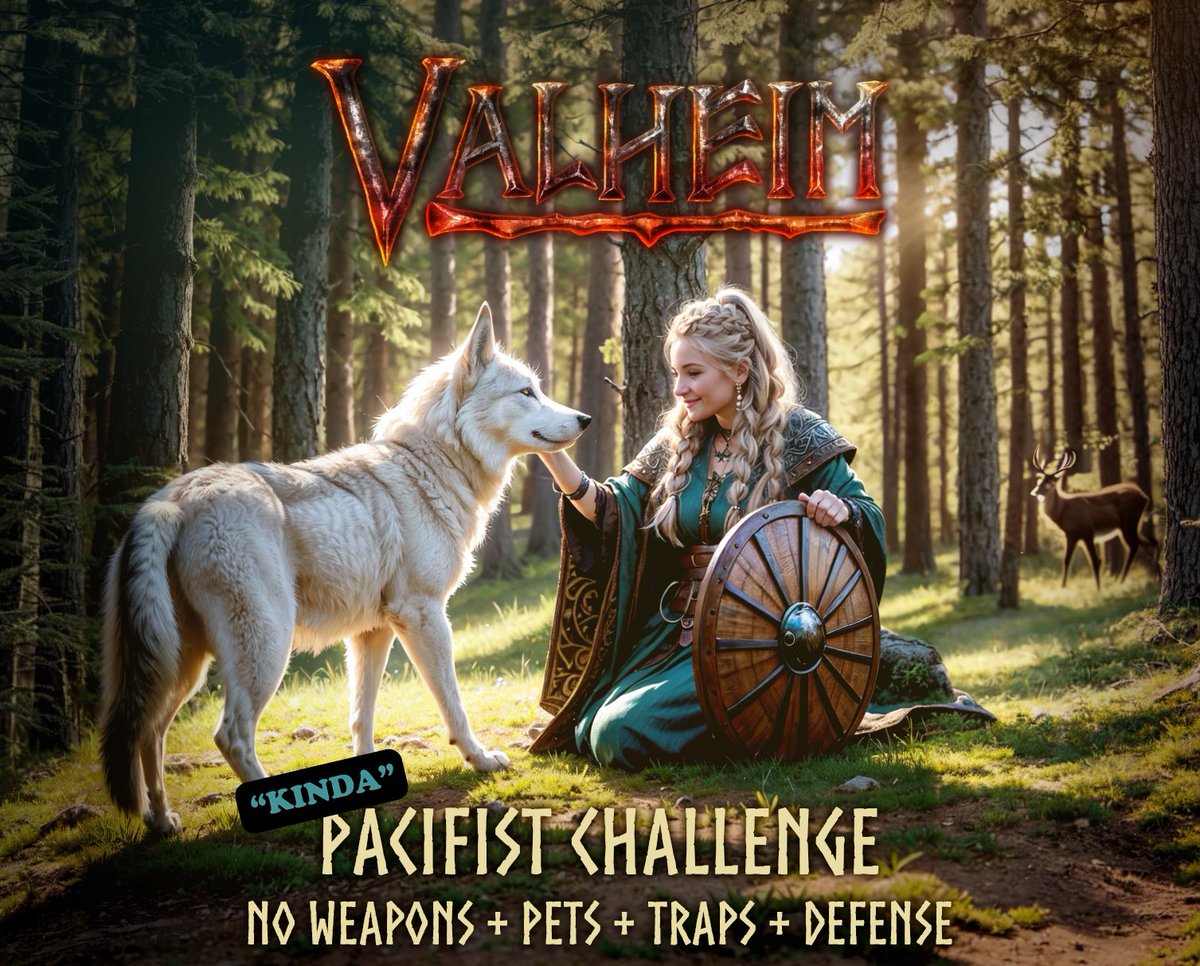 Let's continue our "kinda" pacifist run in #Valheim! Today we head out to the swamps! 
twitch.tv/katspurr