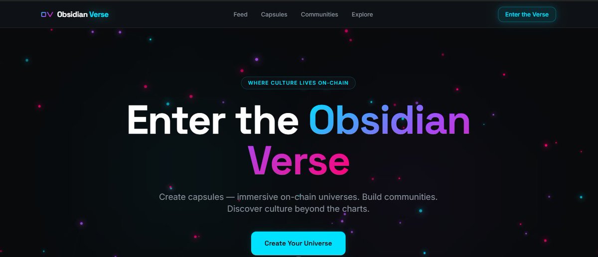 Obsidian Verse (@ObsidianVerse_x) / Posts / X