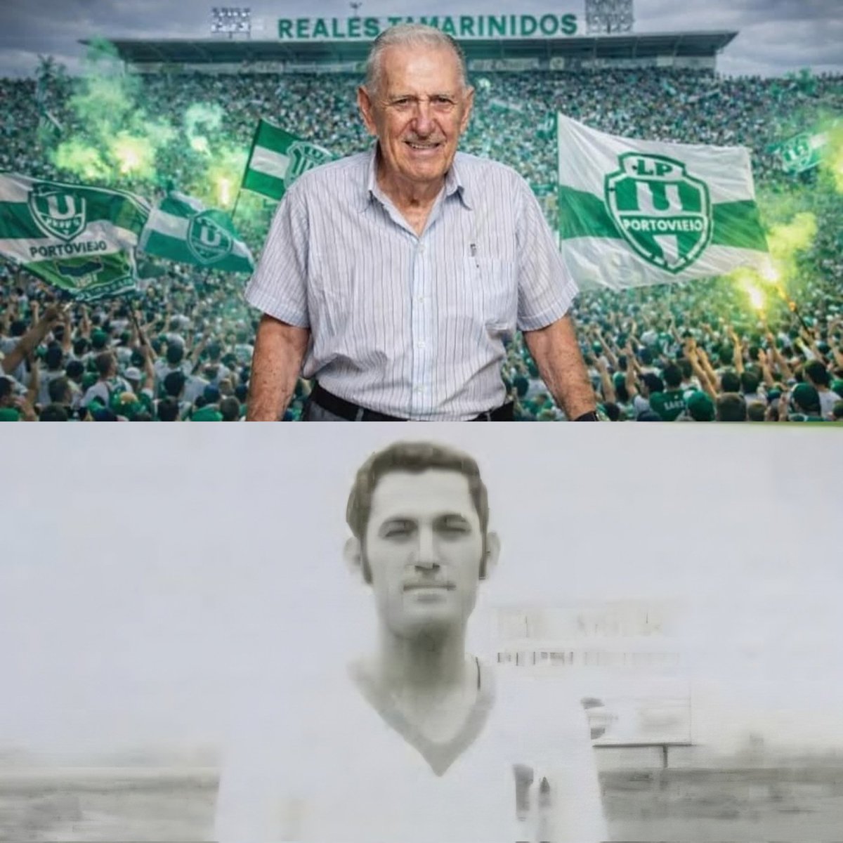 🟢LA U ESTÁ DE LUTO🕊
Que en paz descanse Alejandro Aguayo, un 15 de noviembre de 1969, en Manta ante Juventud Italiana, marcó el gol con el que Liga De Portoviejo subió al fútbol profesional, pesar a sus familiares.