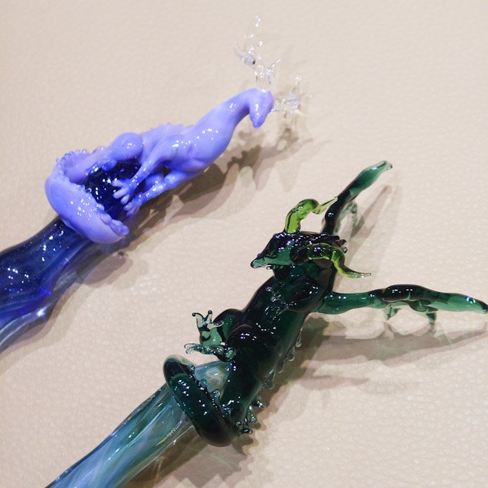 BASE shopに商品追加しました！ 存在感溢れる造形ガラスペンです