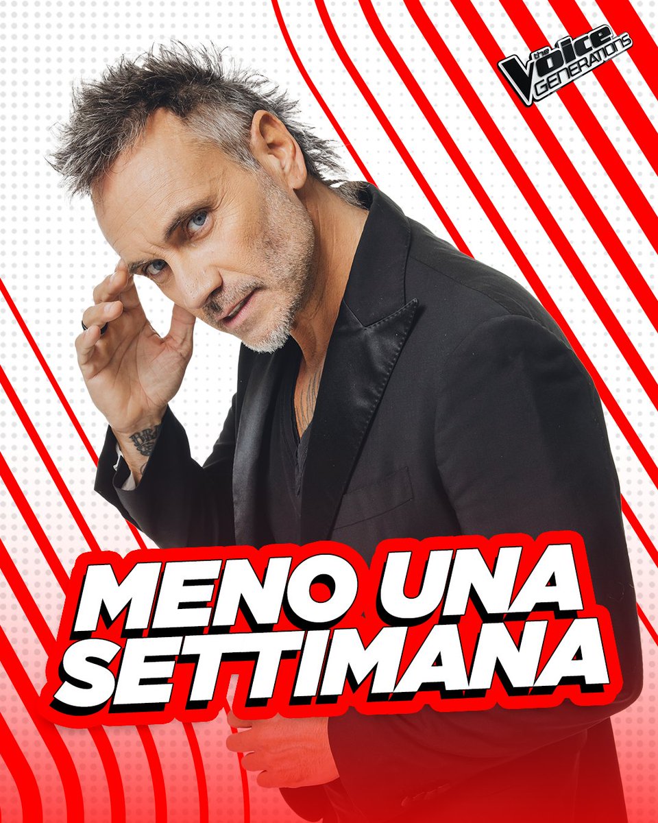 THEVOICE_ITALY's tweet image. Il conto alla rovescia è iniziato: manca solo una settimana al ritorno di #TheVoiceGenerations ⏳

Da venerdì 6 marzo in prima serata su Rai1 e RaiPlay, pronti per il TRIC TRAC delle poltrone? ❤️✌️