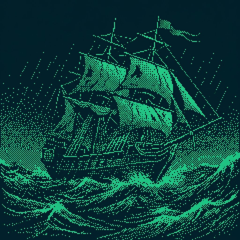 Every cycle has this chapter.

The water rises. The noise peaks.
Most abandon the wheel.

The few who stay
are the ones who knew their exposure
before the storm arrived.

Steady hands. Measured risk. Forward.

raster.finance