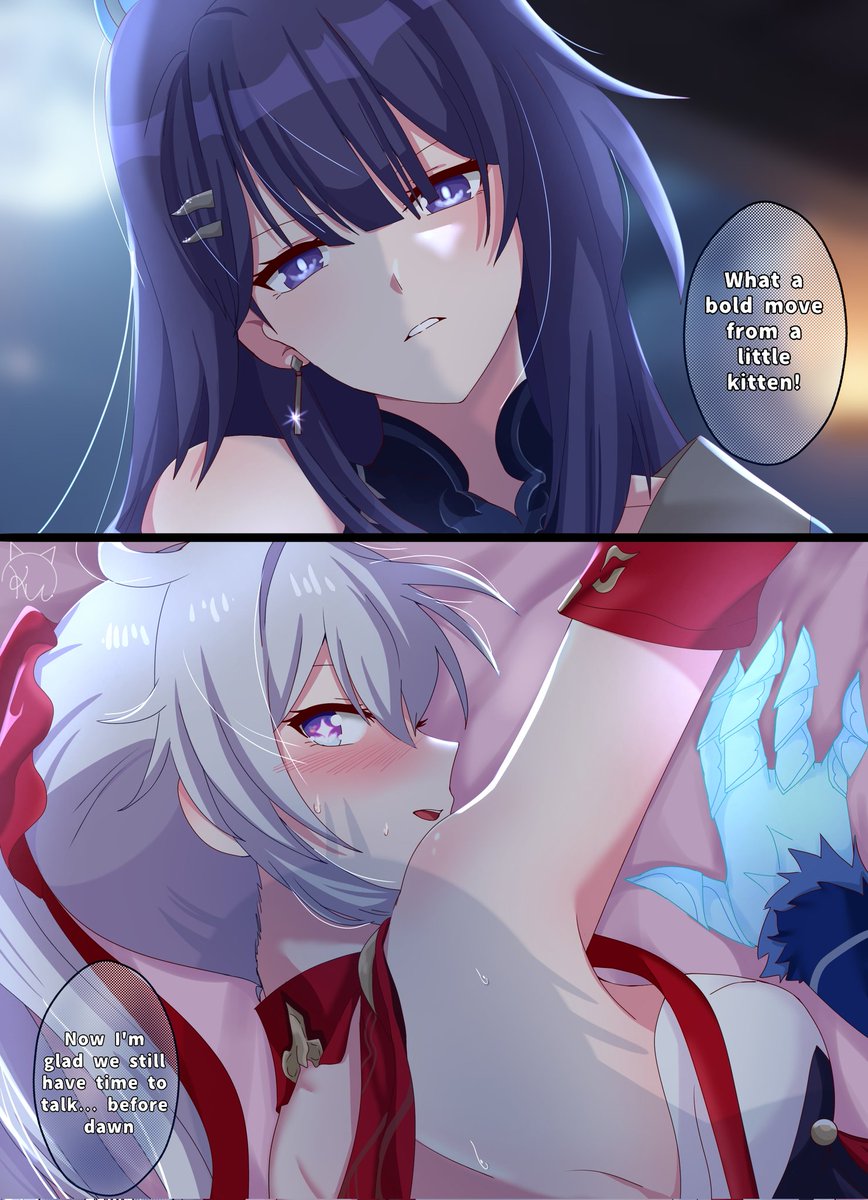 Before dawn!!
#kiamei 

#honkaiimpact3rd #raidenmei #mei #kianakaslana #kiana #meikia