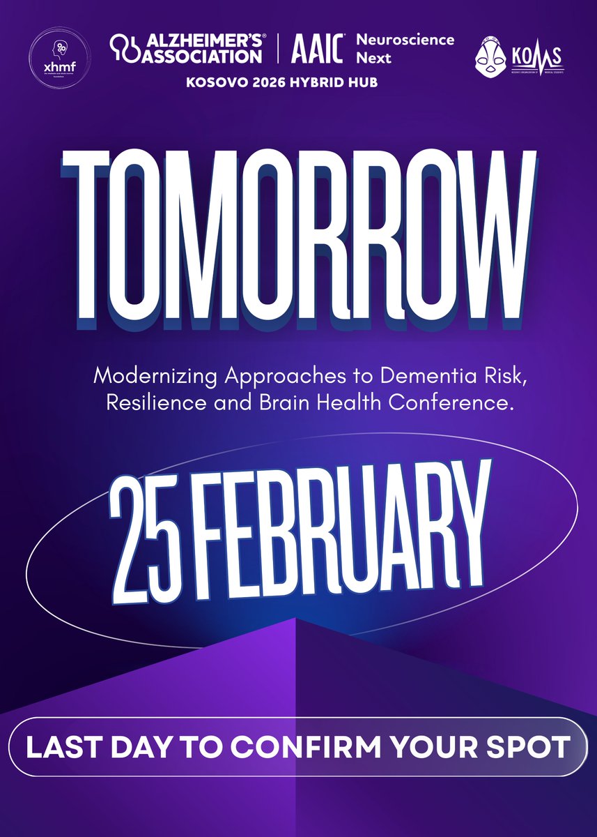 It’s finally here! 🚀
Join us at the Modernizing Approaches to Dementia
Risk, Resilience and Brain Health Conference.
Make sure you’ve confirmed your spot!