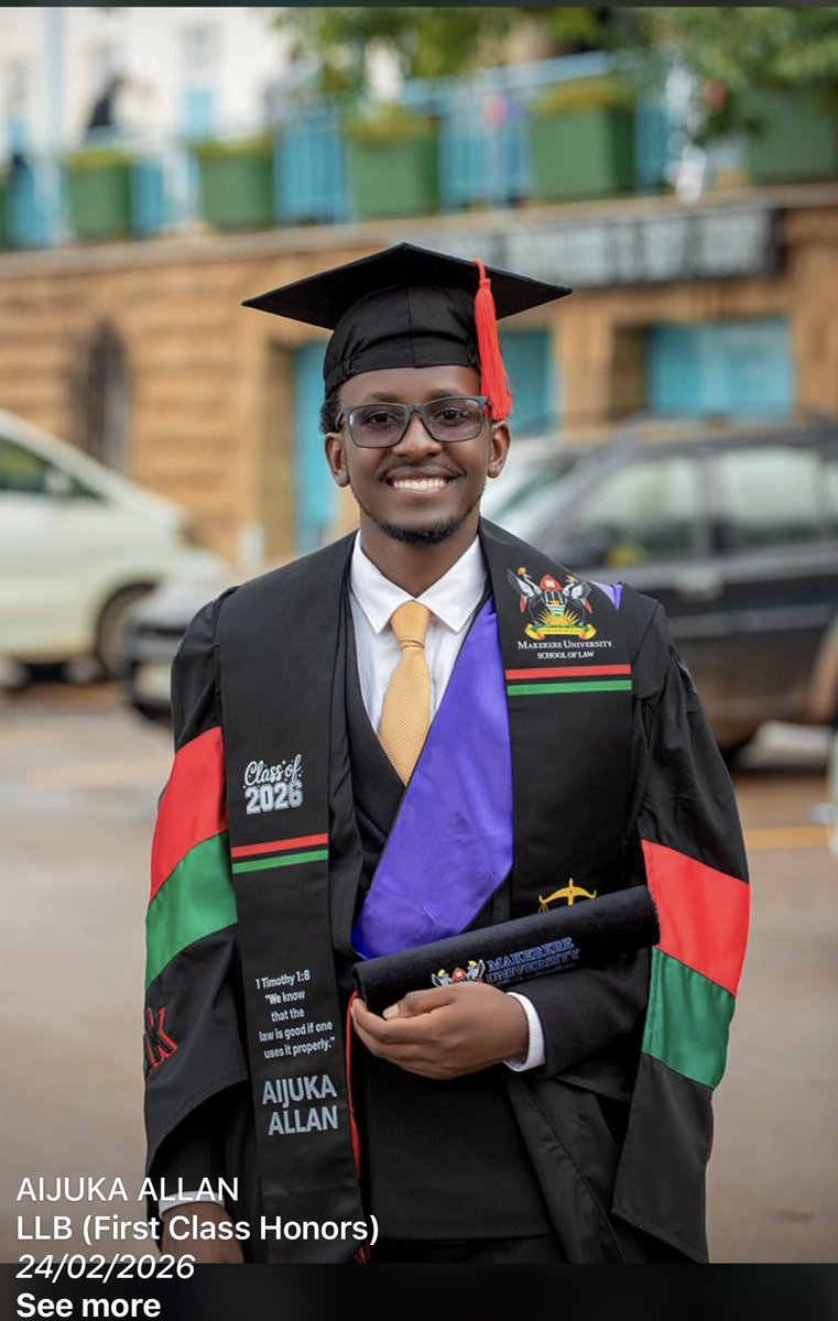 I would like to congratulate these two Lions that have conquered the Makerere Hill. Getting 2 First Classes <a href="/Makerere/">Makerere University</a> Law is very rare. I am glad to have worked with both Raymond and Allan in their formative stages. Congratulations guys. Babahe beer, I will pay