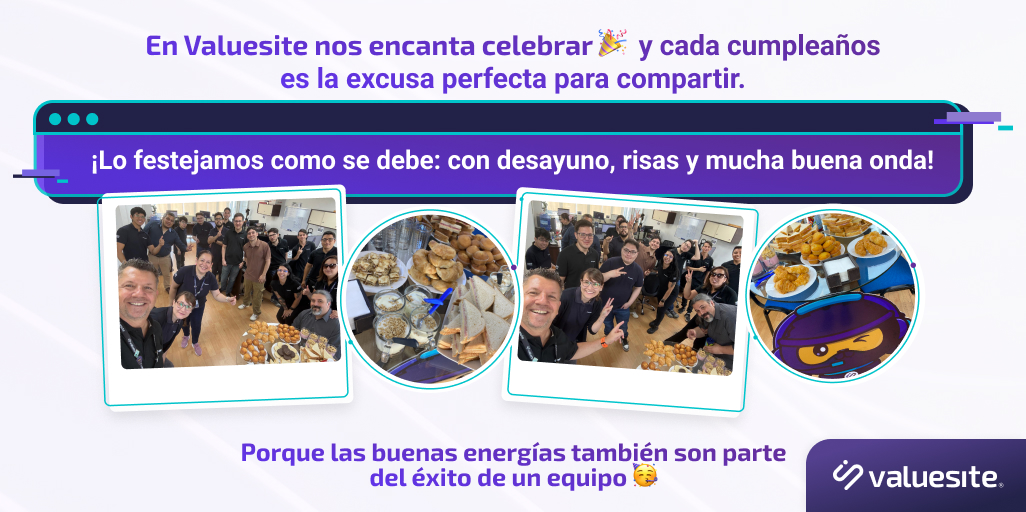 valuesitechile's tweet photo. En Valuesite creemos que los pequeños momentos hacen grandes equipos 🎉

Por eso, cada cumpleaños es una oportunidad para detenernos, compartir, reír y celebrar juntos. Desayuno, buena compañía y mucha energía positiva… porque cuando las personas están bien, todo fluye mejor 🚀 https://t.co/QCbWY1CrUc