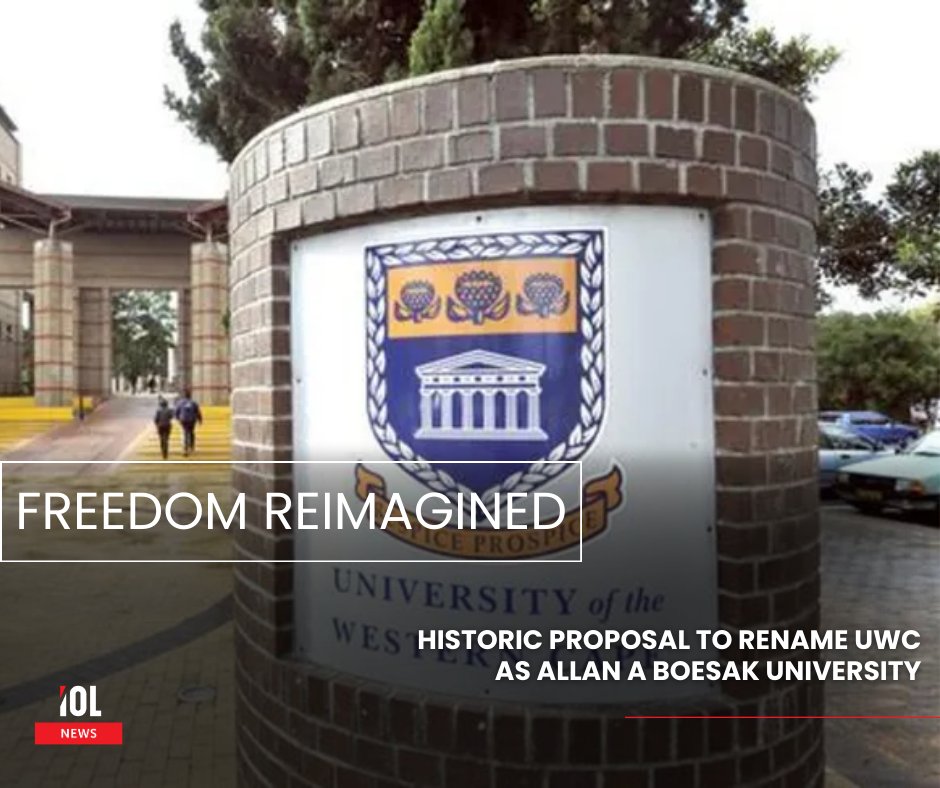 UWC might be getting a historic new name! A proposal suggests renaming it Allan A. Boesak University in honour of the liberation icon on his 80th birthday. Could this be the recognition South Africa’s education system has been waiting for? 
#AllanBoesak #UWC #SouthAfrica