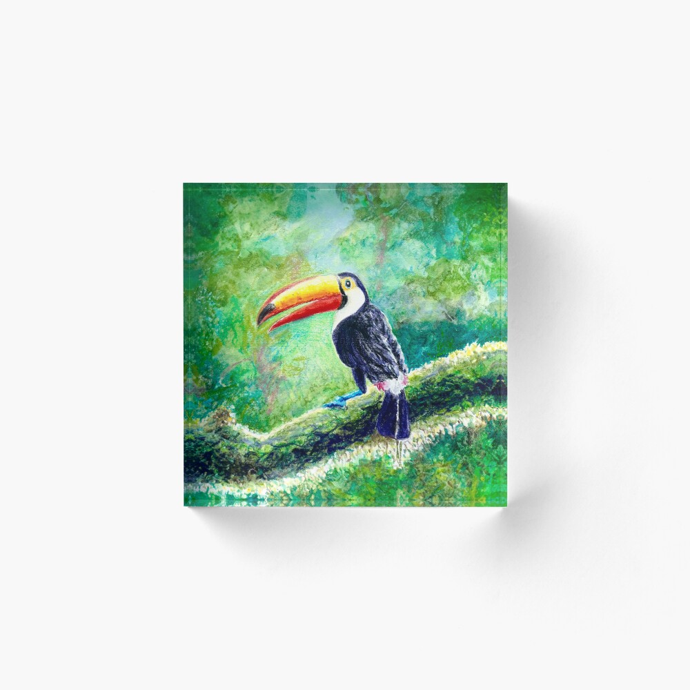 QamarArt's tweet photo. Add a splash of the tropics to your desk! 🦜🌿

My vibrant Toco Toucan art is now a crystal-clear acrylic block. Perfect for home or office decor. ✨

🛒 Shop: https://t.co/txRR58OKPU

#Toucan #TropicalArt #HomeDecor #Redbubble #Art https://t.co/SGYv7M9g8J