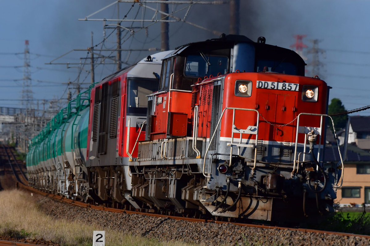 撮影していてよかったと思った画像を貼れ 関西本線 8075レ DD51 857 +
