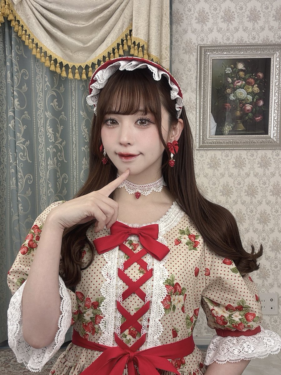 marcHenTica by Hiroko Tokumine ストロベリーパフェワンピース🍓♥️