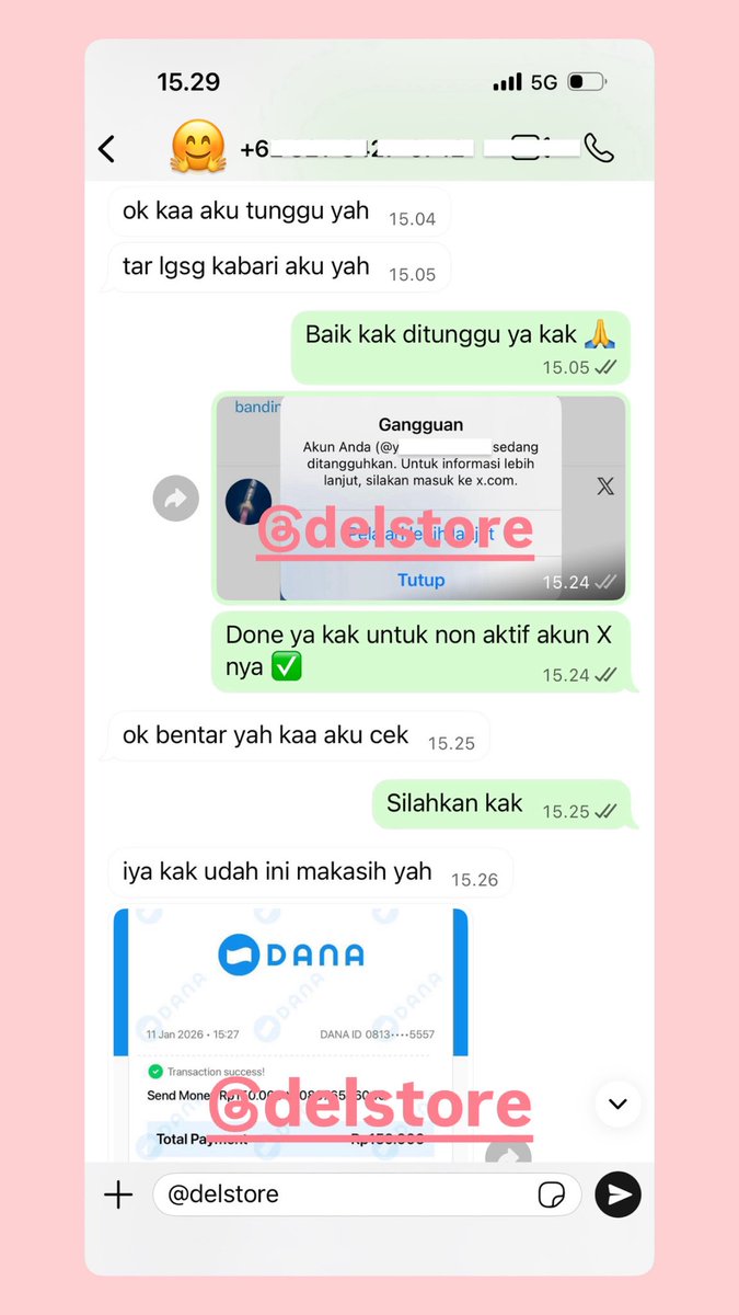 tinfked's tweet photo. JASA˖𓍢ִ໋🌷͙֒✧˚🎀
PEMULIHAN AKUN &amp; HAPUS AKUN

🎀 JASA HAPUS AKUN 
🎀 PULIHKAN &amp; BALIKIN AKUN LUPA PASSWORD/KE HACK
🎀 JASA LACAK LOKASI
🎀 SADAP WA
🎀 LACAK HP HILANG BY NO HP/IMEI
🎀 JASA HACK/PEMULIHAN AKUN (EMAIL, IG, WA, TWITTER/X, FB, TIKTOK)

📞WhatsApp ada di bio profil https://t.co/X7V9y4dXJr