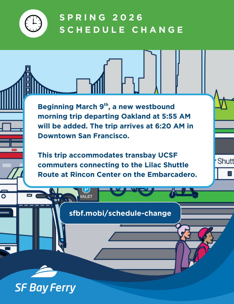 San Francisco Bay Ferry tweet media