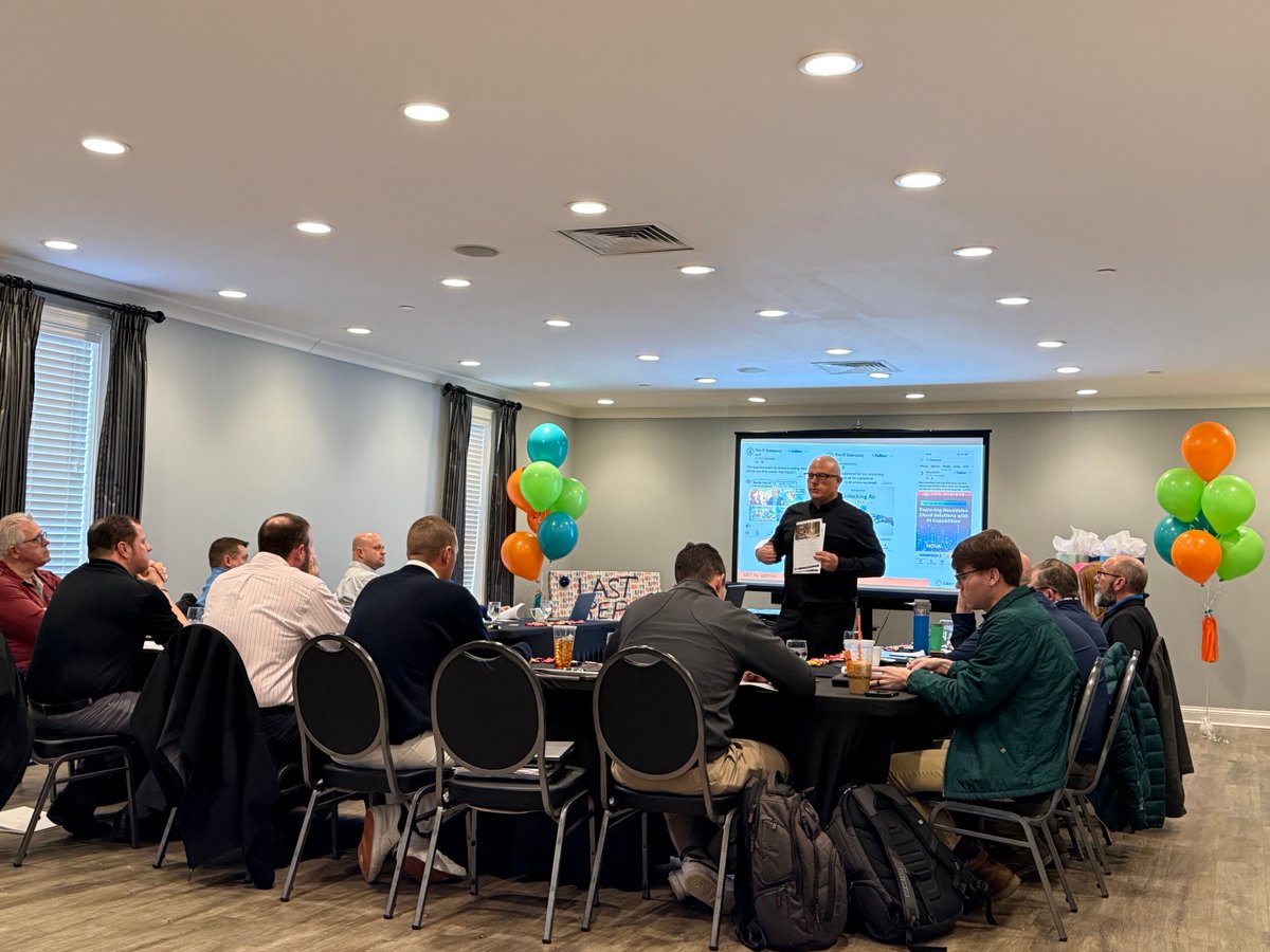 in2comm's tweet photo. We’re on-site in Tennessee with the team at Centriworks, working alongside an elite group of sales professionals. Rick is leading a session focused on refining prospecting strategies, strengthening discovery conversations, and sharpening the skills that drive long-term success. https://t.co/GyPYNByEKG