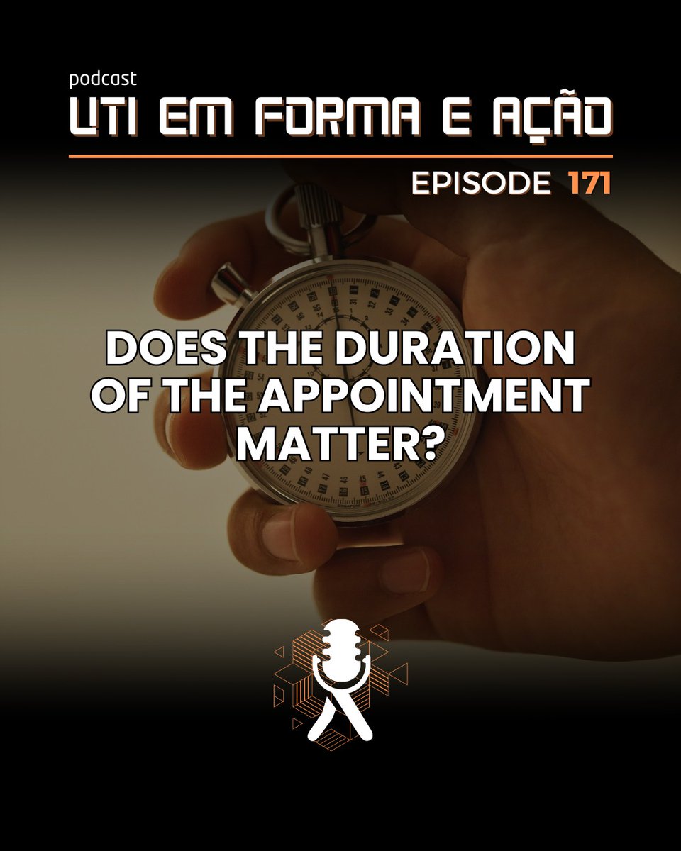 fisiosaintclair's tweet photo. Does appointment duration really matter in hospital physical therapy?
A large study found that more PT minutes per day were linked to better functional improvement and higher odds of discharge home.
But is “more time = better care”?
We break it down in the new podcast episode. https://t.co/h23P3uLmBd