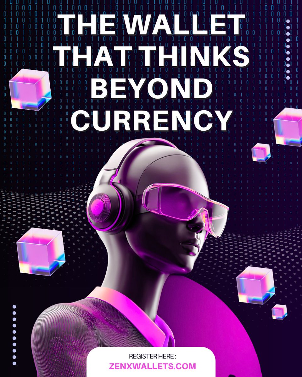 zenxwallets's tweet photo. The future of finance isn’t just digital — it’s intelligent.
Register now and step into smarter money management.
👉 https://t.co/GqGYrzx7NE
#digitalwallet #cryptowallet #fintechapp #securepayments #futurefinance #onlinewallet #web3wallet #smartwallet #paymenttechnology https://t.co/otNSQsxodf